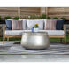 Aries 31 X 18 inch Silver Outdoor Coffee Table